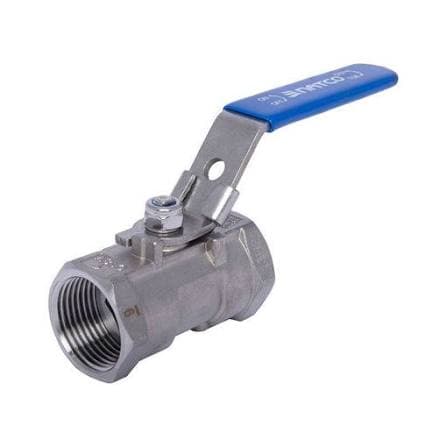 1-Piece Reduced Bore Ball Valve, Screwed BSP, 1000 WOG