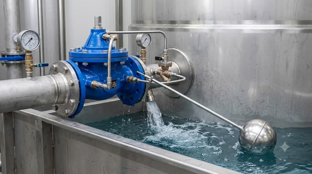 Ball Float Valve Modulating Level Control