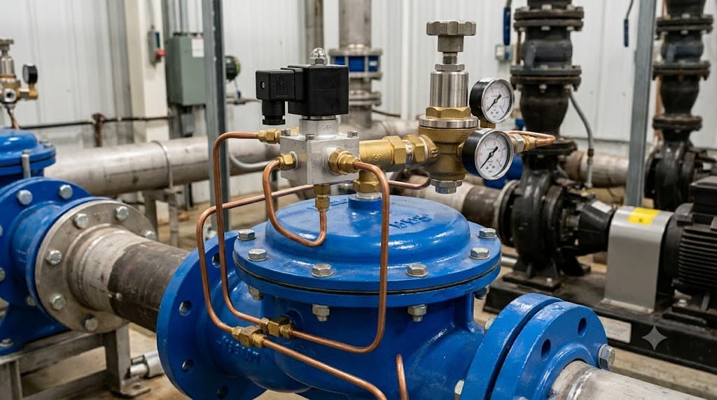 Basic Valve with 3-Way Solenoid Valve & Pressure Reducing/Sustaining Pilot