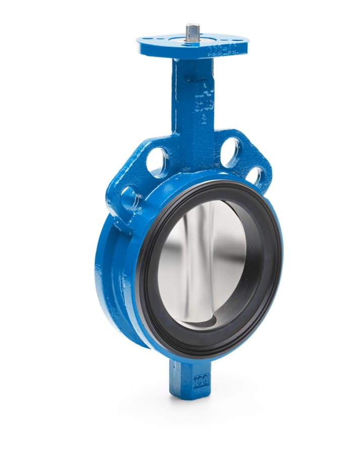 Butterfly Valves Wafer Type 316SS Disc PN16 Pinned