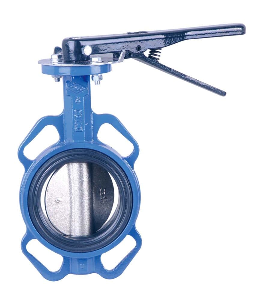 Butterfly Valve Wafer Nickel Plated Disc PN16 Pinned