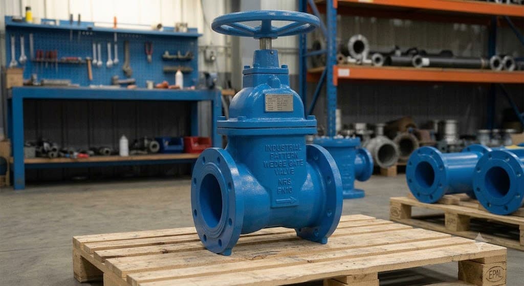Wedge Gate Valve Industrial Pattern Non Rising Spindle PN10