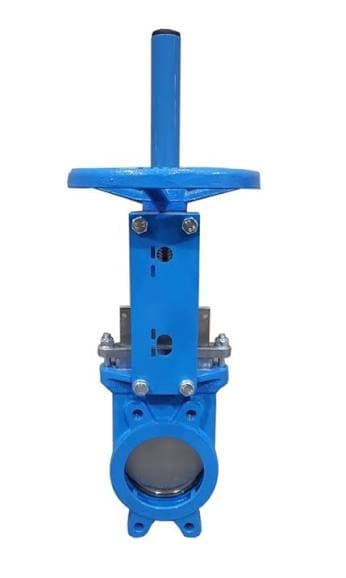 Worx Flanged Type Knife Gate Valve, WCB Body, Replaceable Natural Rubber Sleeves, PN10